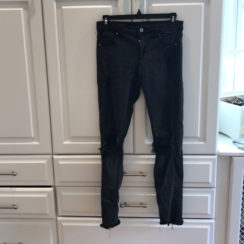 Black Ripped Jeans